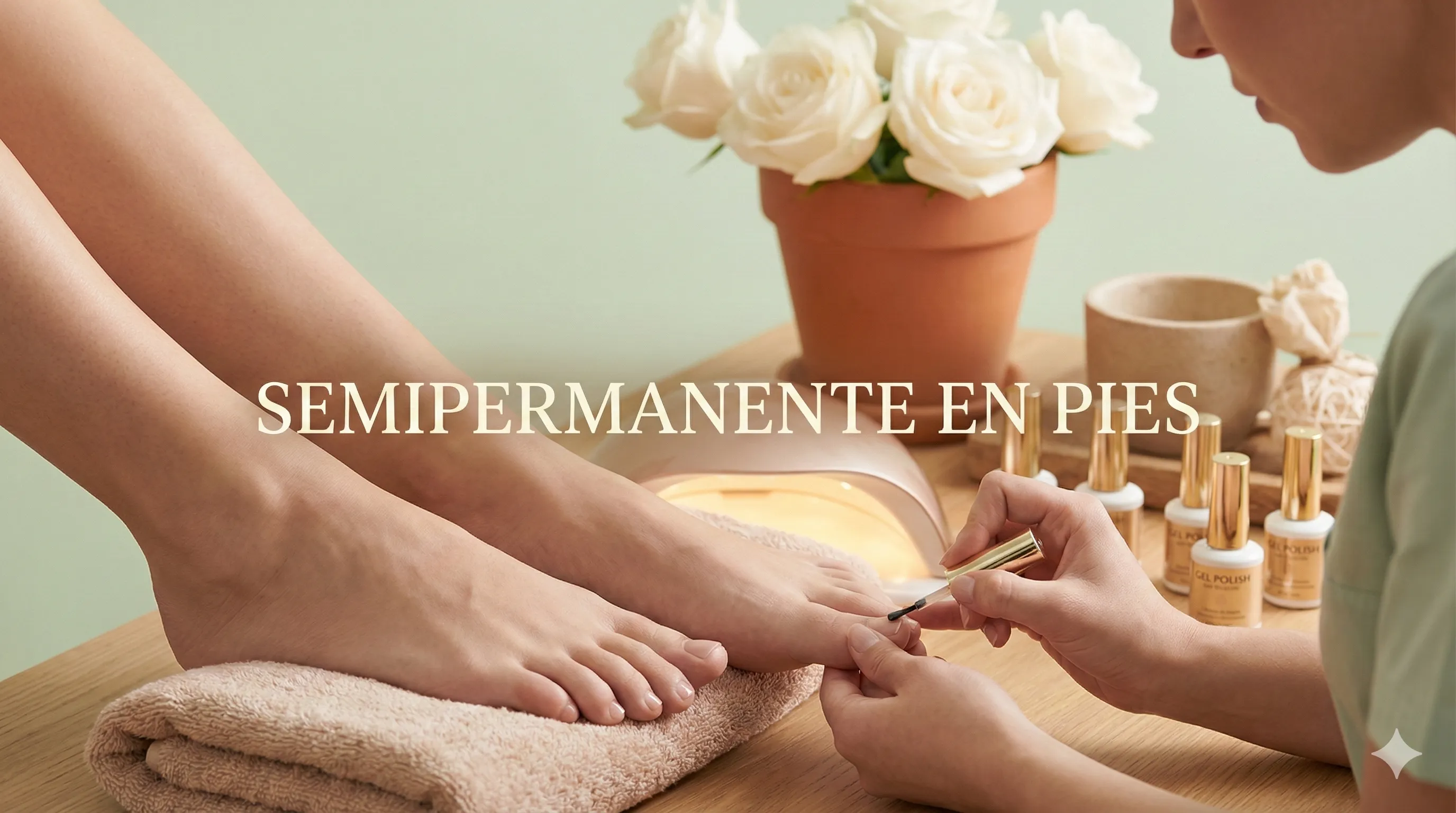 Semipermanente en pies